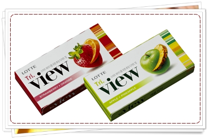 롯데제과 트리뷰 제품 2종 사진